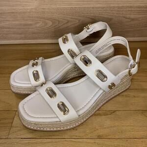 Splendid Dani Slingback Espadrille Platform Wedge Sandal in Linen - Size 7.5